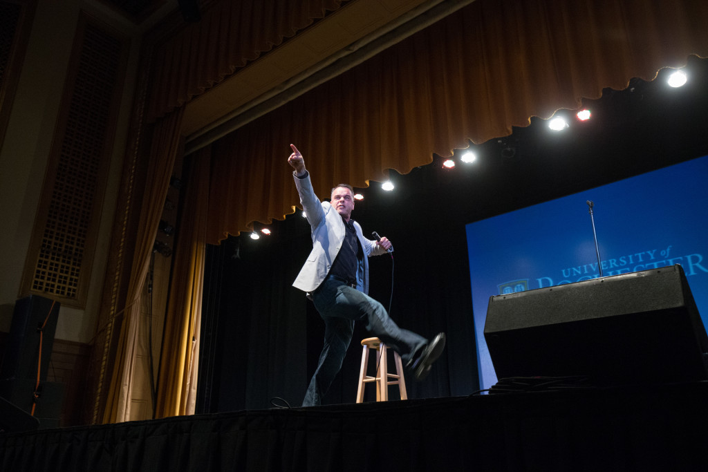 Few heckle, but many just laugh