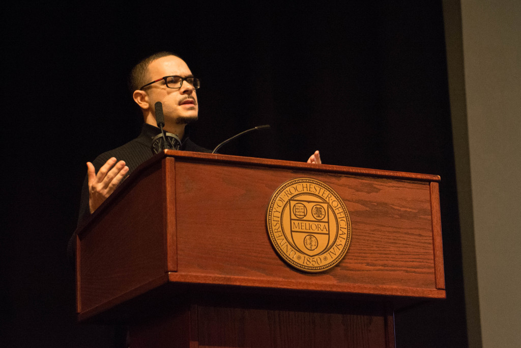 Keynote speaker Shaun King yaks Seligman on non-ban