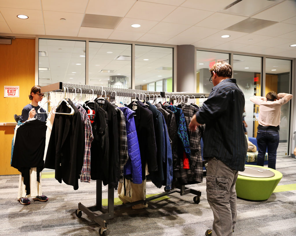 Grassroots includes all in clothing exchange