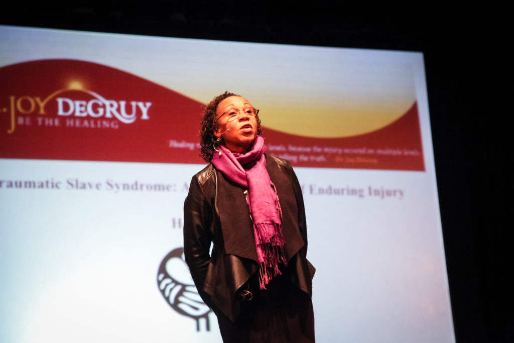 DeGruy details mental remnants of slavery in MLK Jr. address