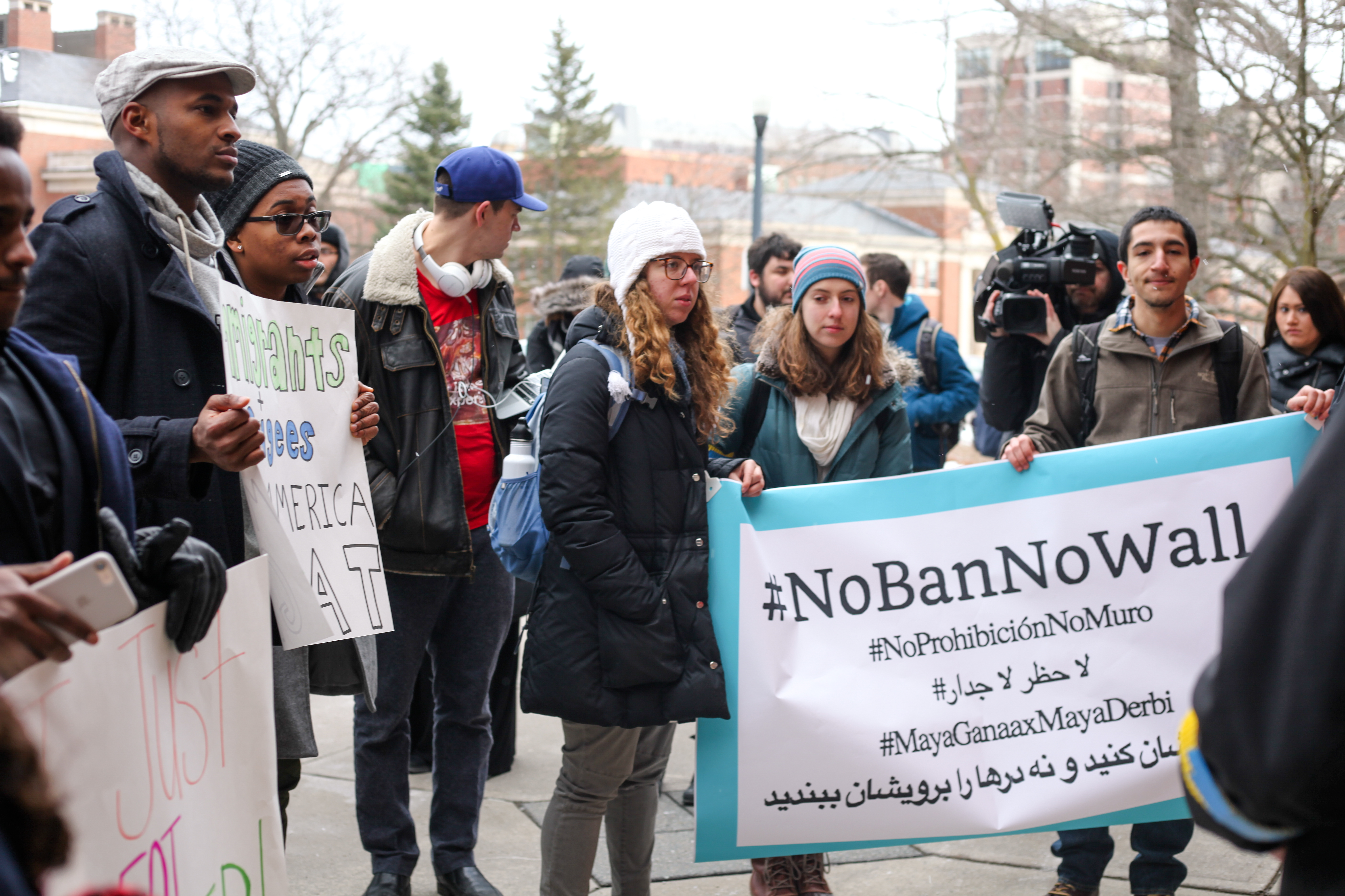 Trump order spurs unity in protest