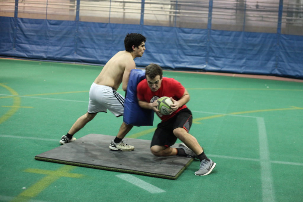 Club rugby balances brains and brawn