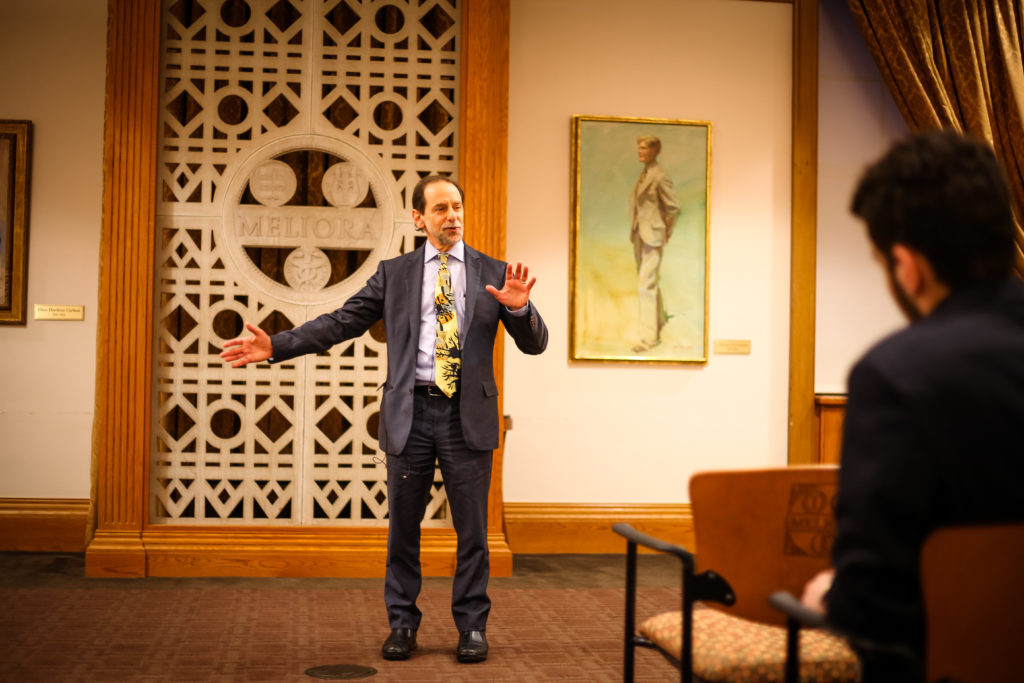 In one of last lectures as dean, Feldman talks journey