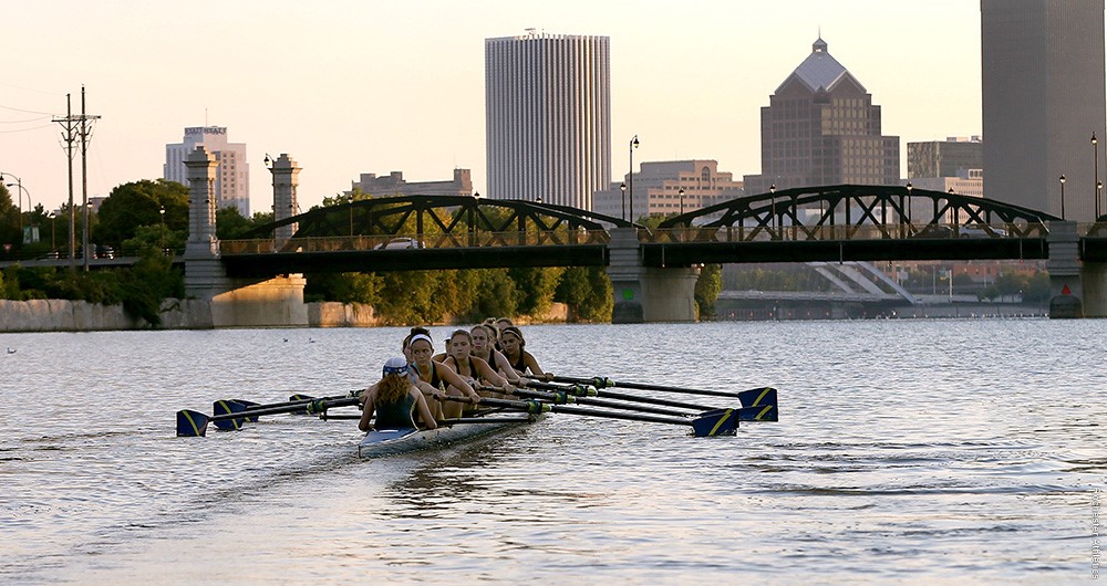 Young rowing team opens spring season