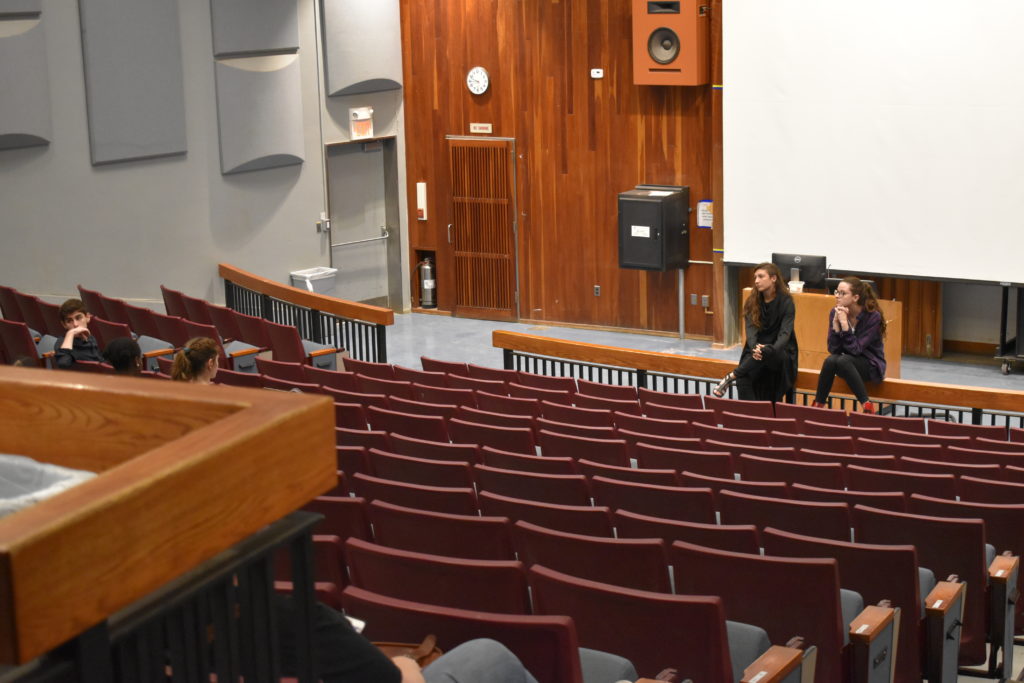 Students discuss sexual assault at film showing