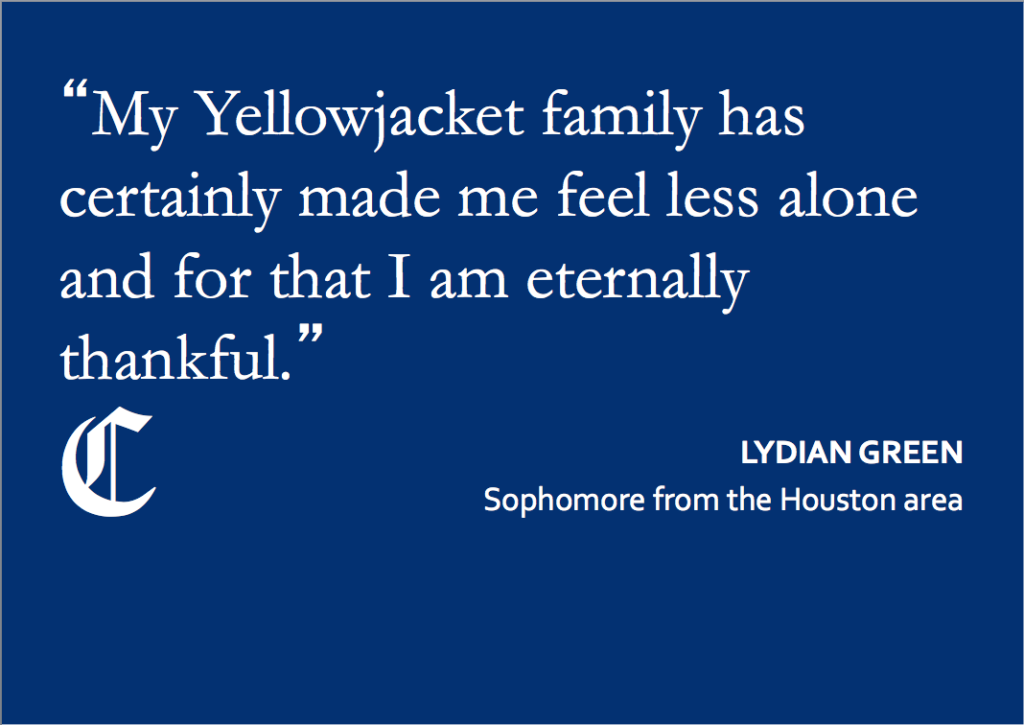 Students struck by Harvey find support at school