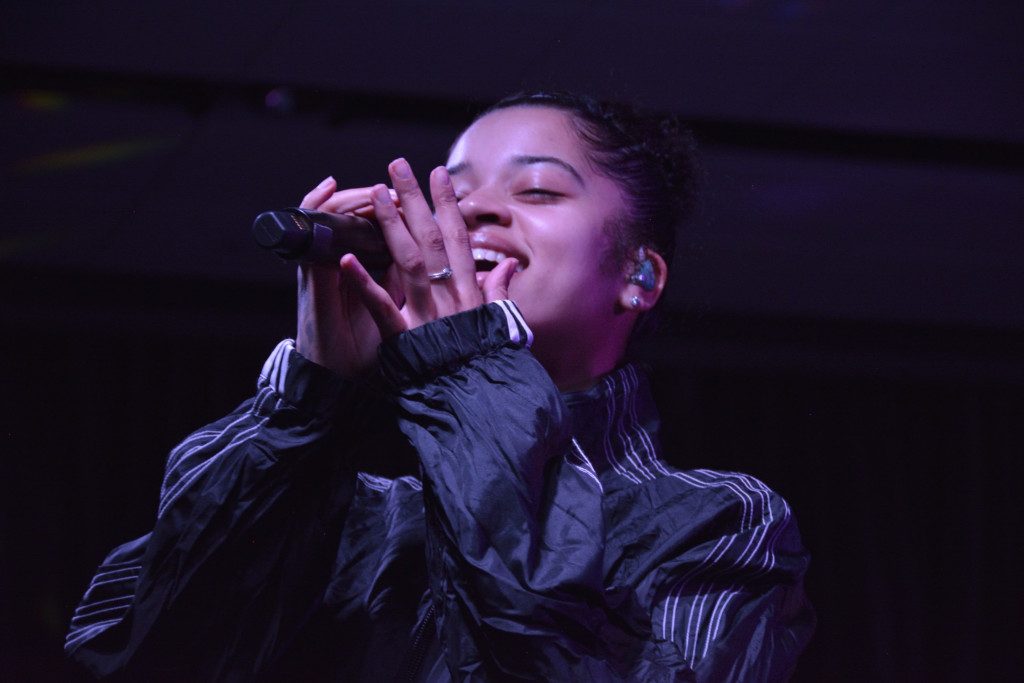 Ella Mai dazzles the student and local community