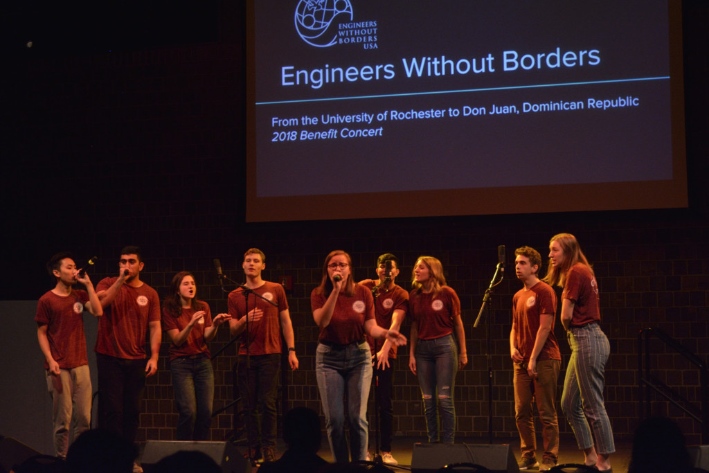 A cappella groups fundraise for clean water with Engineers Without Borders