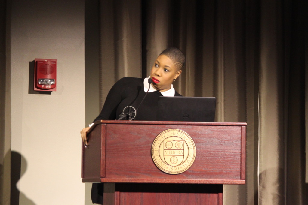 Symone Sanders encourages radical change in Dr. King commemorative address