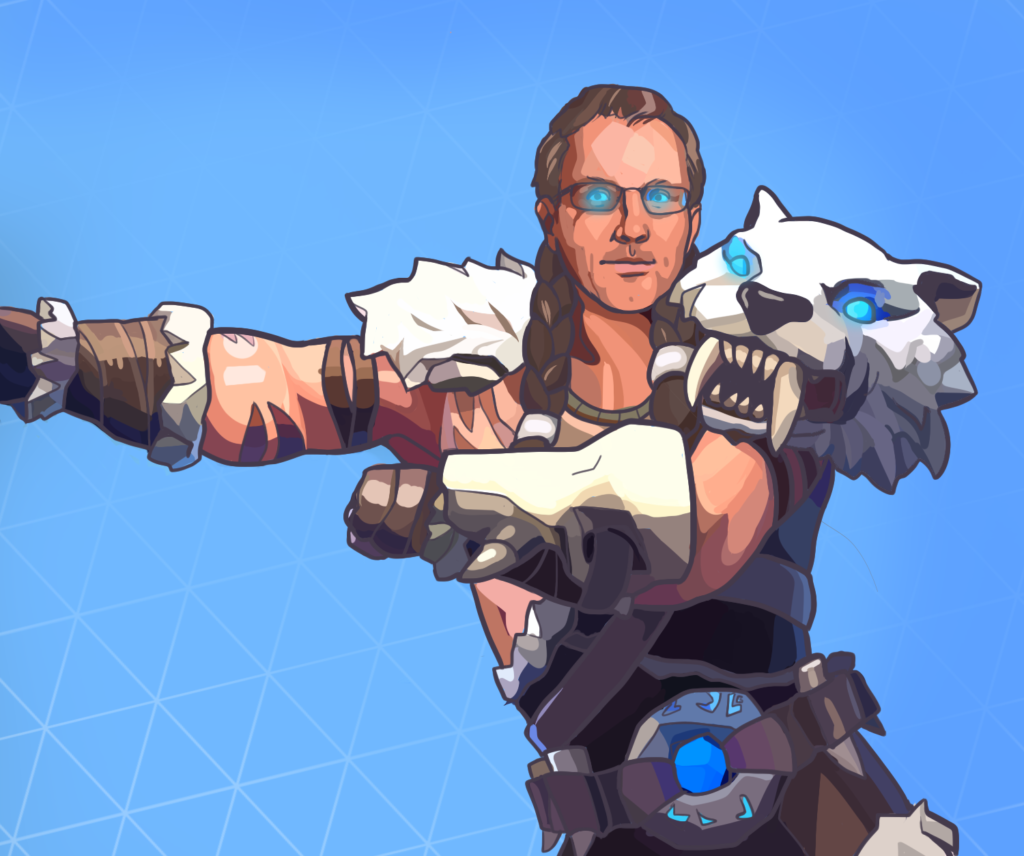 Jaeger uses Fortnite skin to relate to students