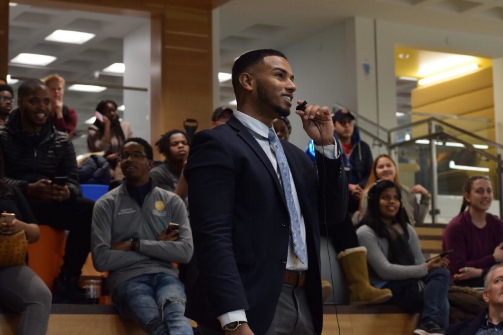 Hector Carvajal, from high school dropout to campus leader