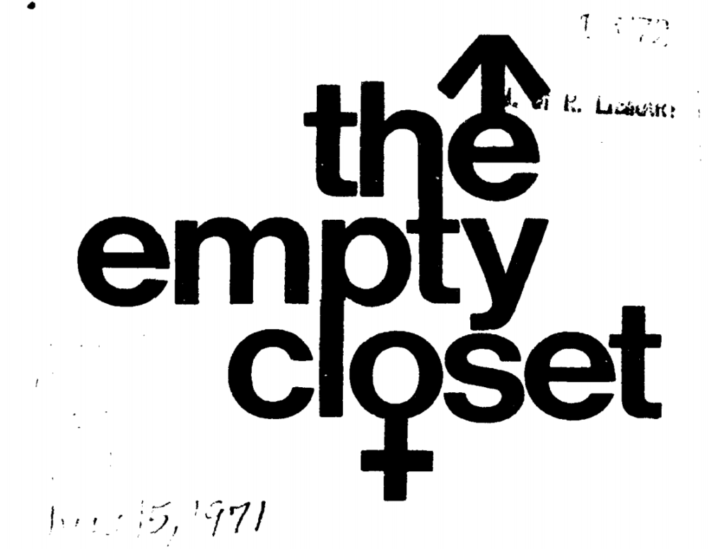 From the Archives: Larry Fine and the Empty Closet