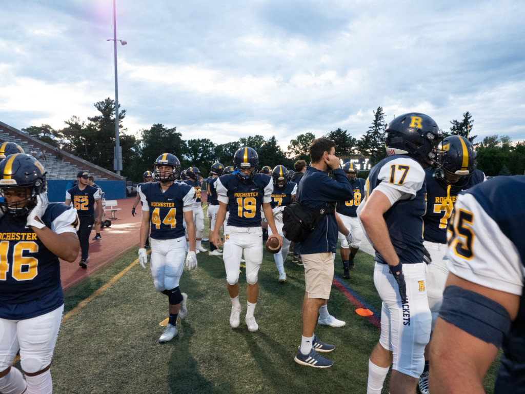 Football begins with defeat but first-years promising