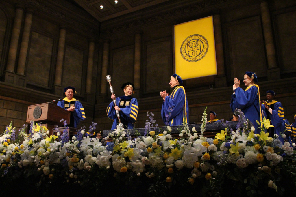 Video highlights from Mangelsdorf&#8217;s inauguration