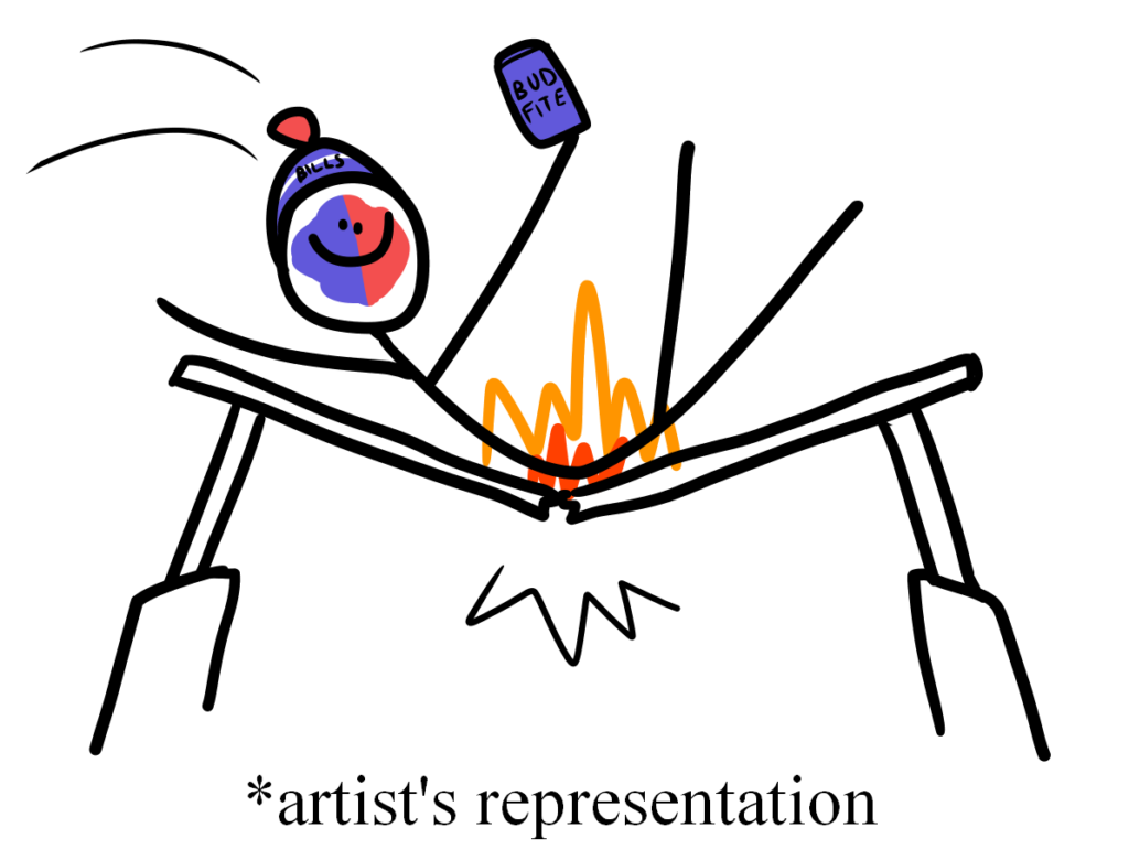 Beef, beer, and bowling ball shots: A Bills Mafia experience