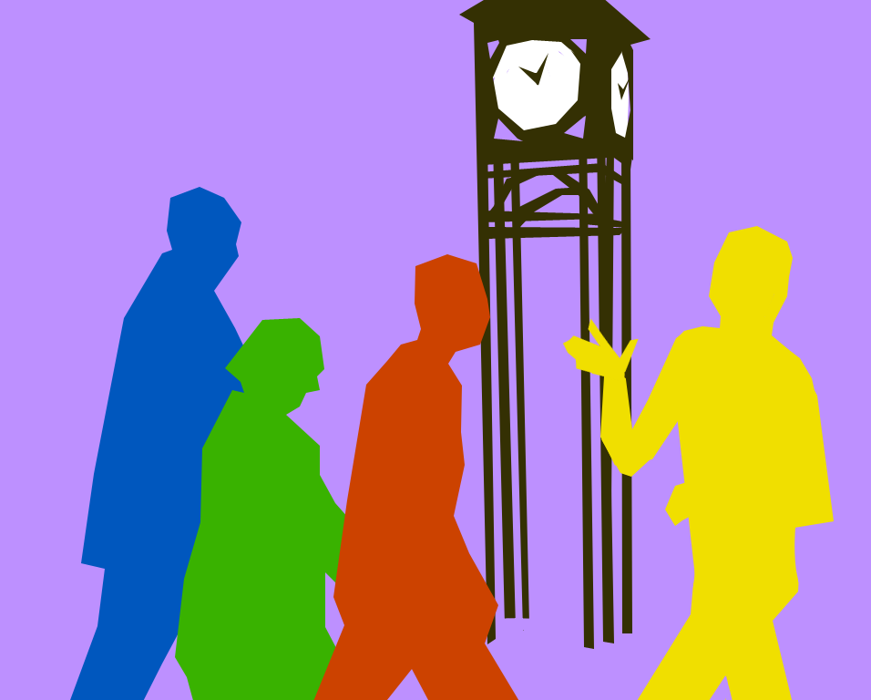 Meridians walk forward into the future