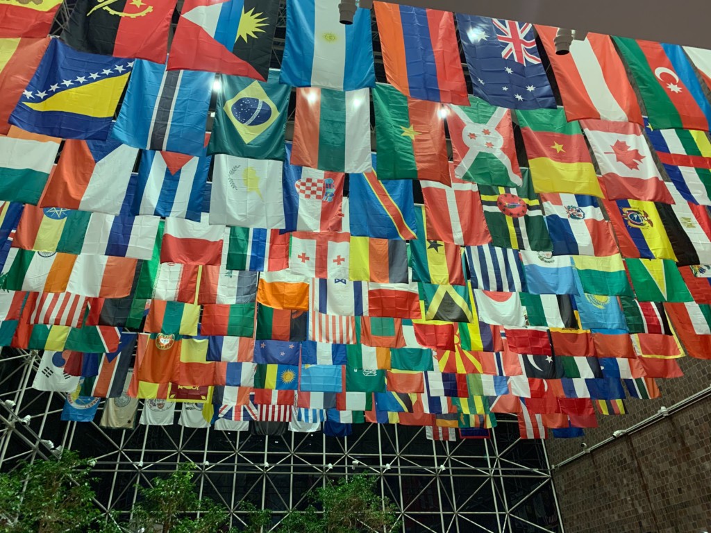 Flag display should be for the students, by the students