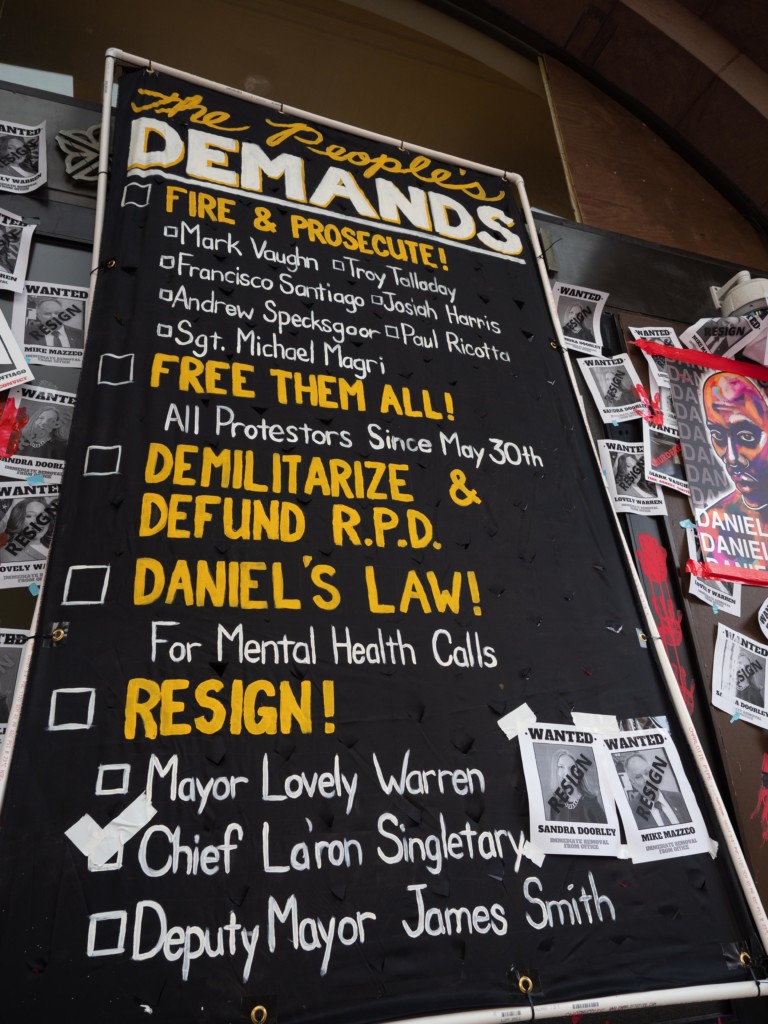 Protestors occupy Rochester City Hall overnight