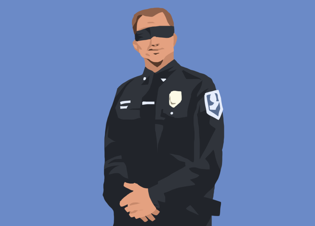 Anti-racist DPS policy to include blindfolds