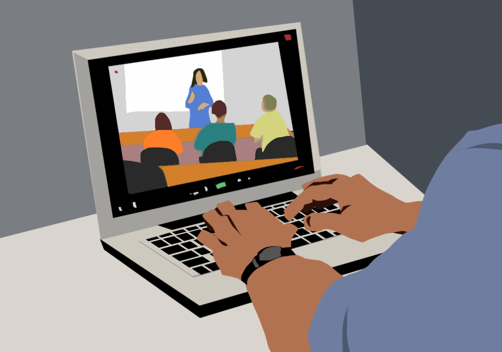 First-years talk remote learning, hybrid courses