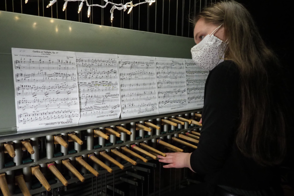 Inside the Hopeman Carillon