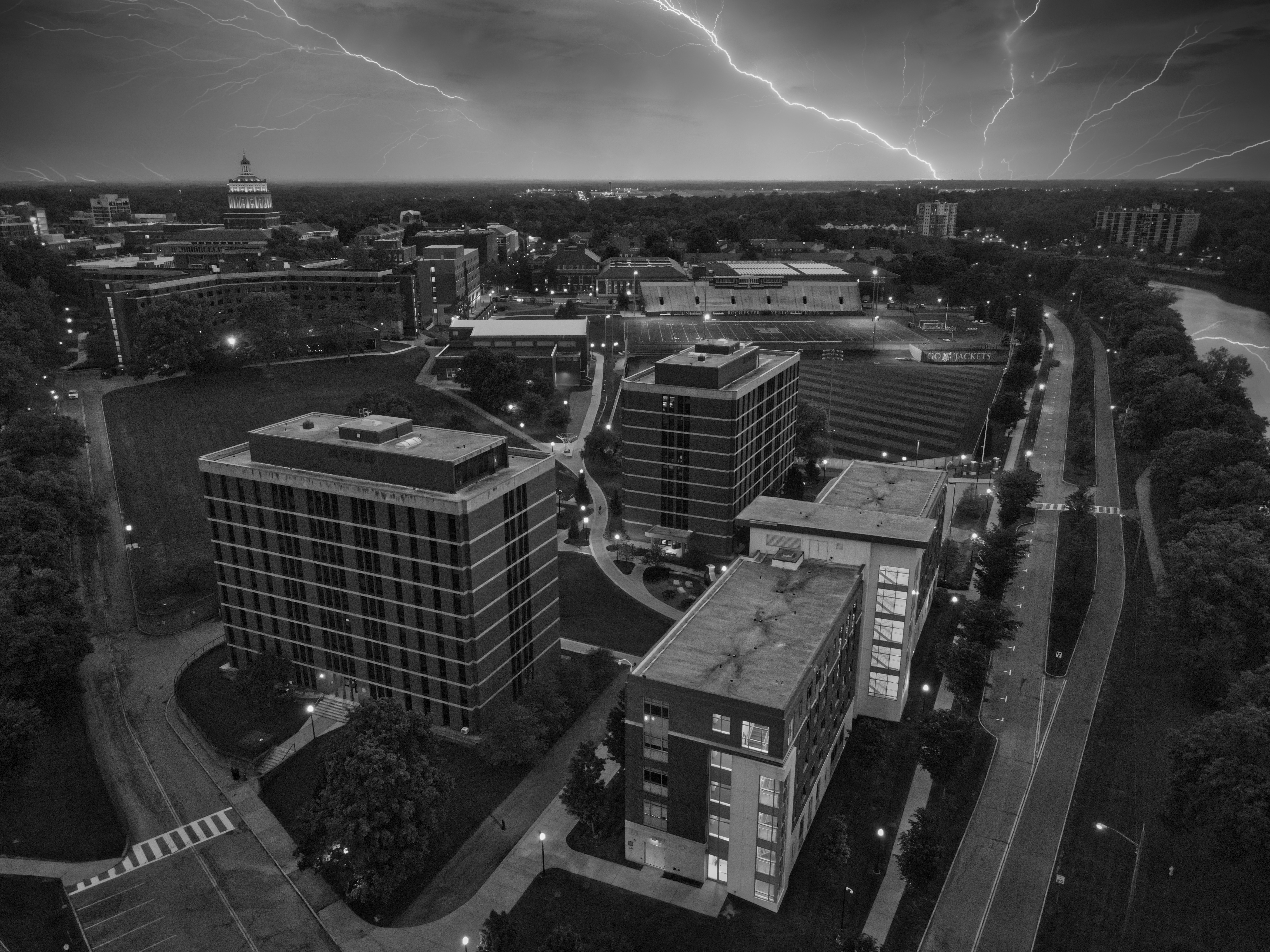 A review of on-campus upperclassmen housing