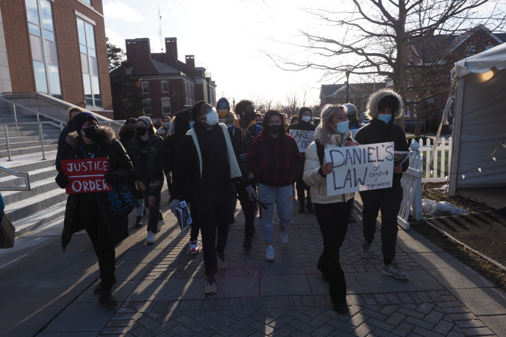 URAC holds protest during Mangelsdorf event, demands action