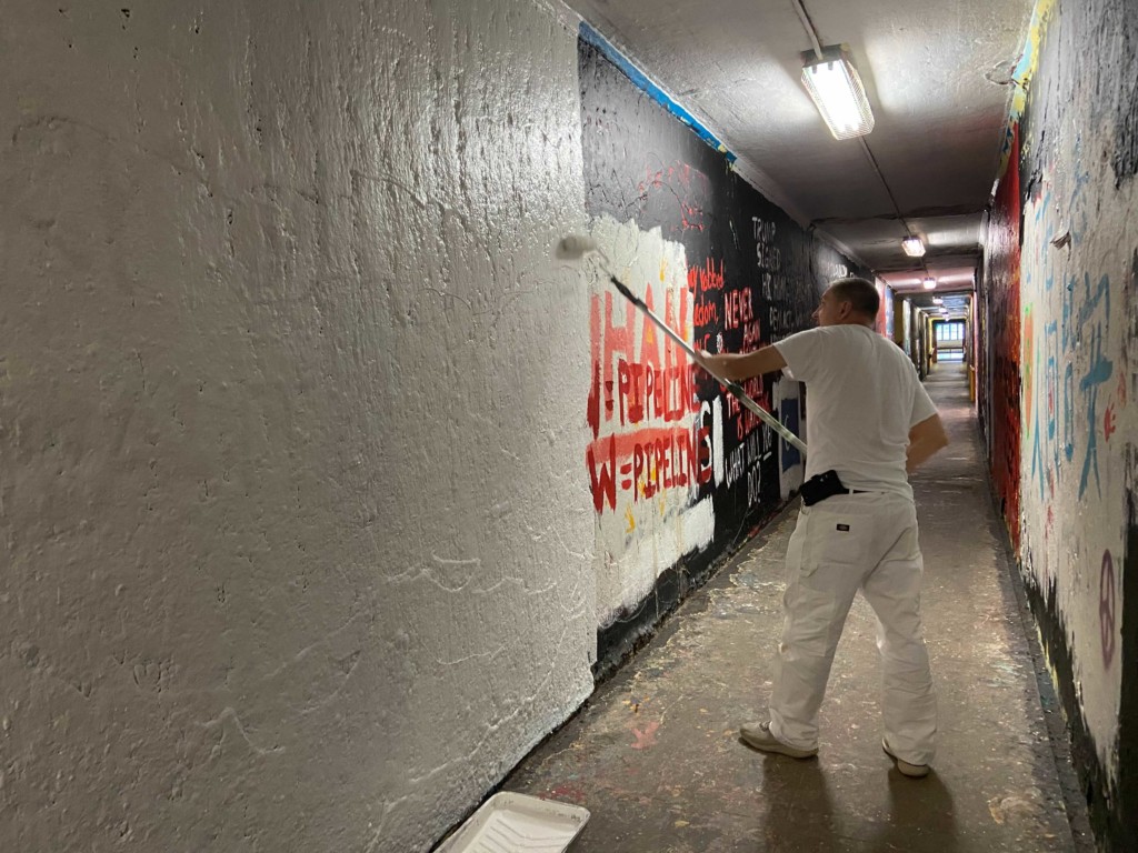 Painted tunnels to be fully reset, still a no-go for student work