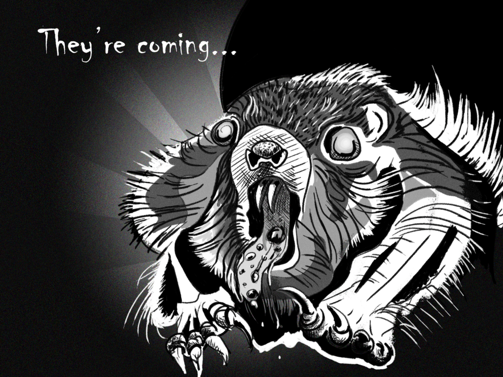 Zombie groundbois take over University post-Halloween, face little resistance