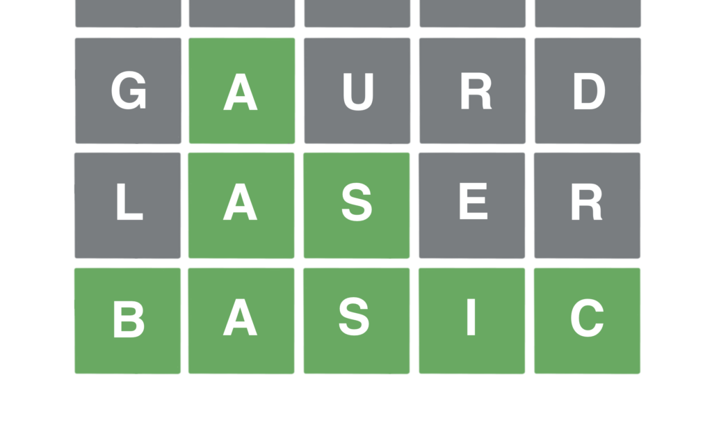 Wordle: back to basics