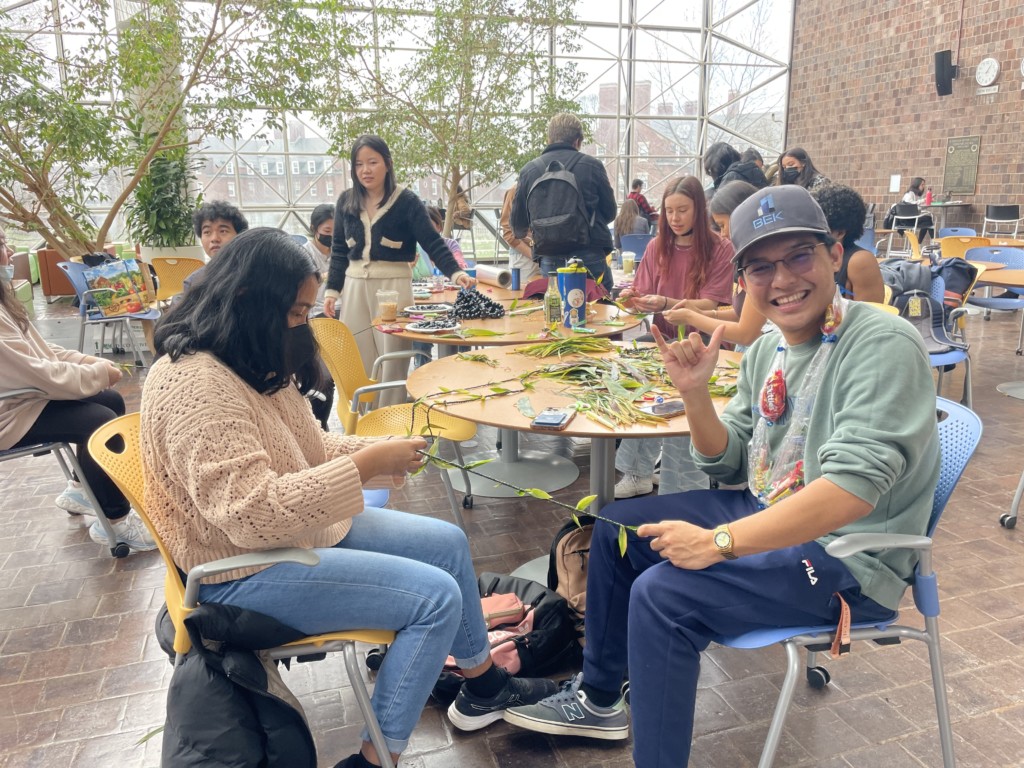 Getting lei&#8217;d in Hirst Lounge