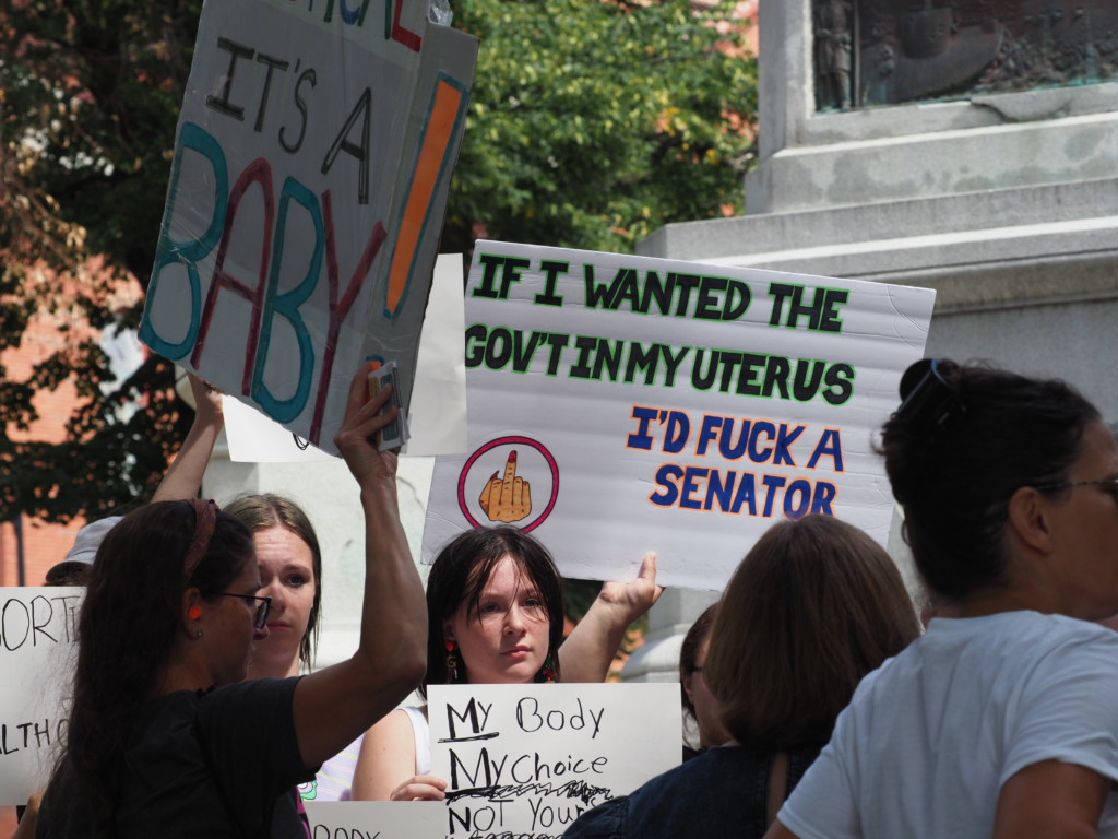 Call to action against crisis pregnancy centers caps off summer of abortion-rights protests