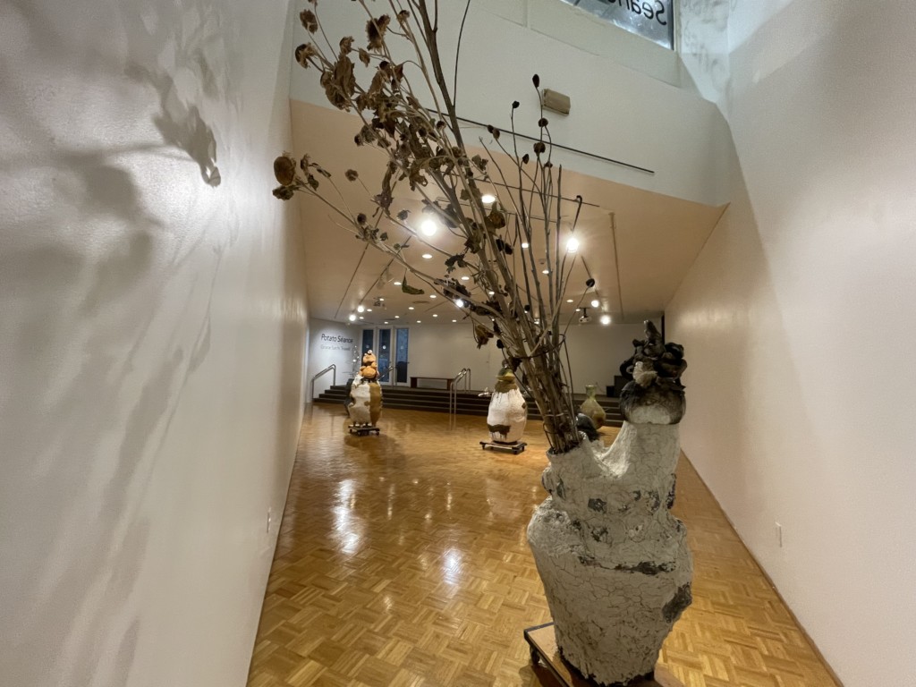 Potato Seance: Troxell conveys growth and decay with just moss and mold