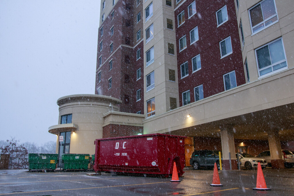 Winter Stay flooding at Brooks Crossing Apartments