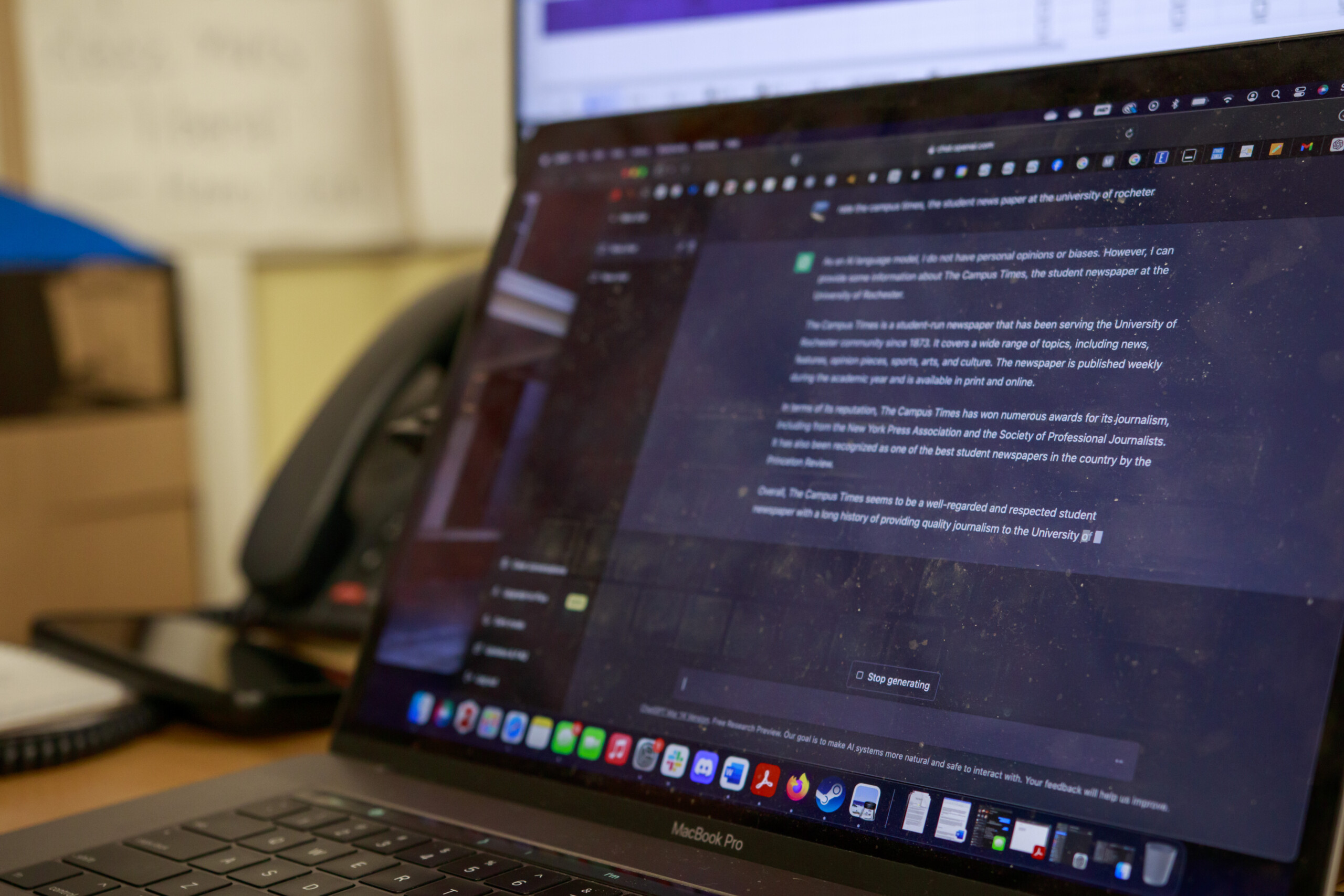 Chat GPT reviews the Campus Times