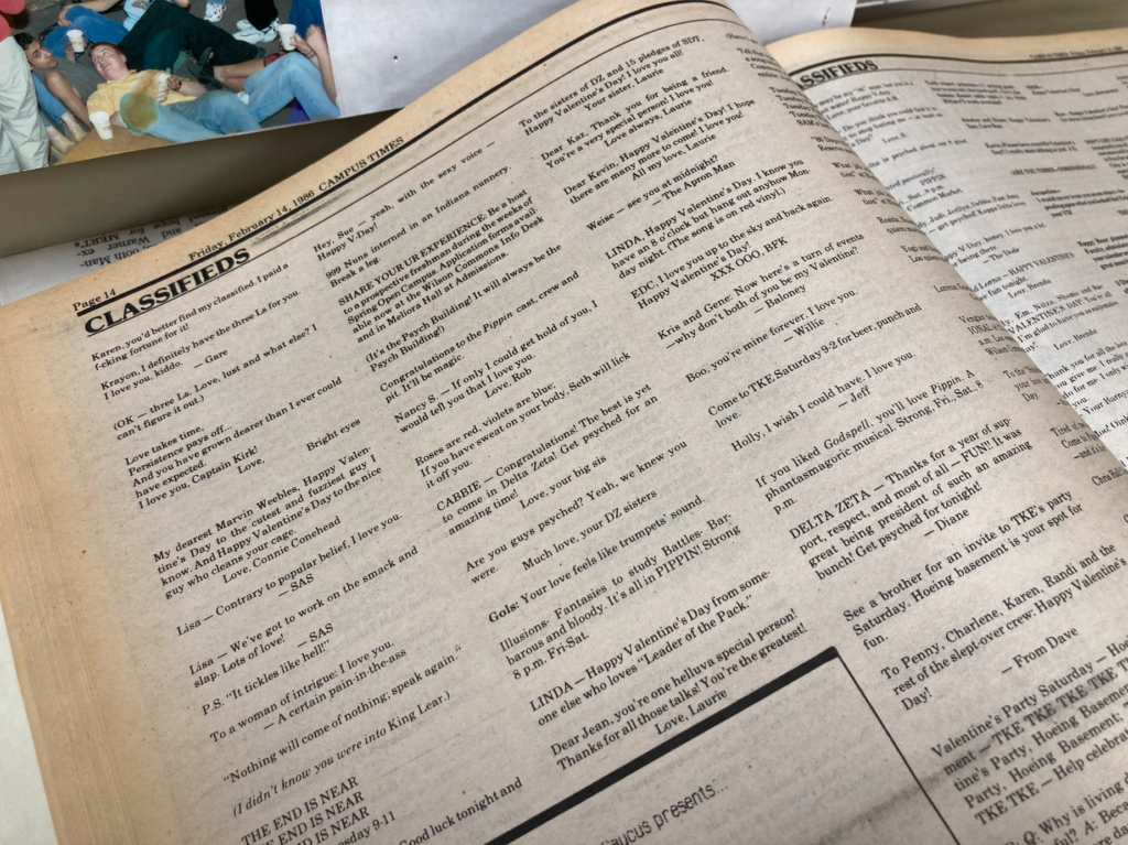 From the Archives: inside CT’s “Classified” section