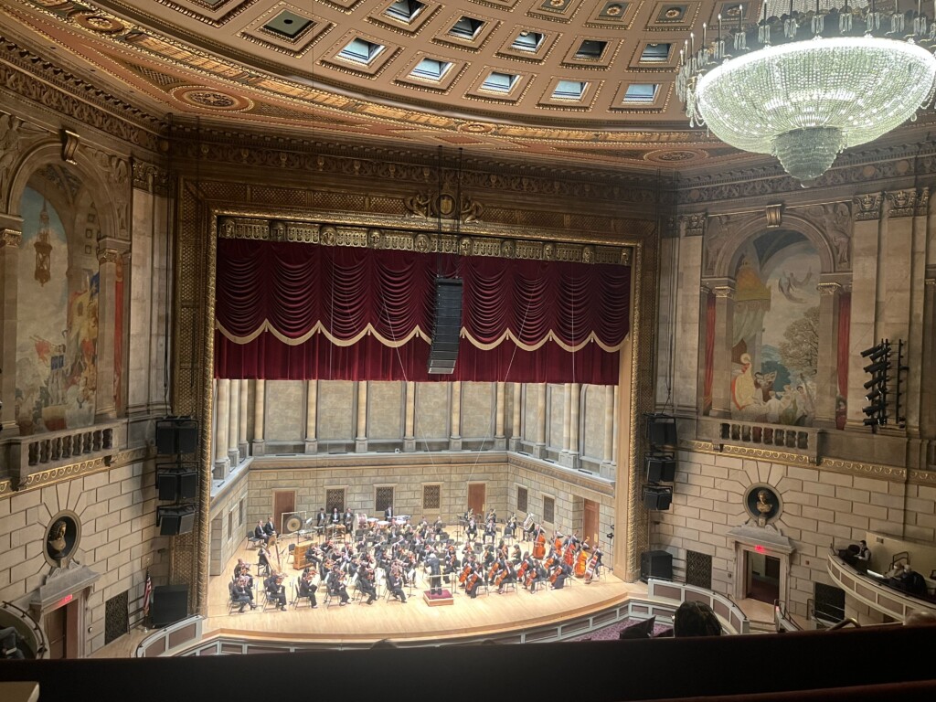 Going to Eastman symphony after a long day