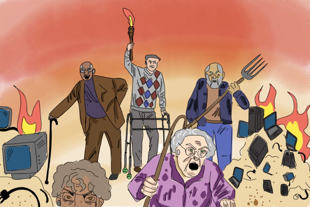 System.out.println(“Coding on paper.”);