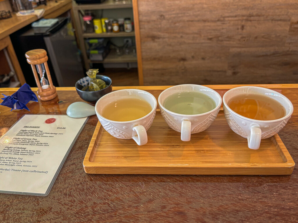 CT Eats: Enjoy a relaxing respite with a flight of Happy Earth Tea