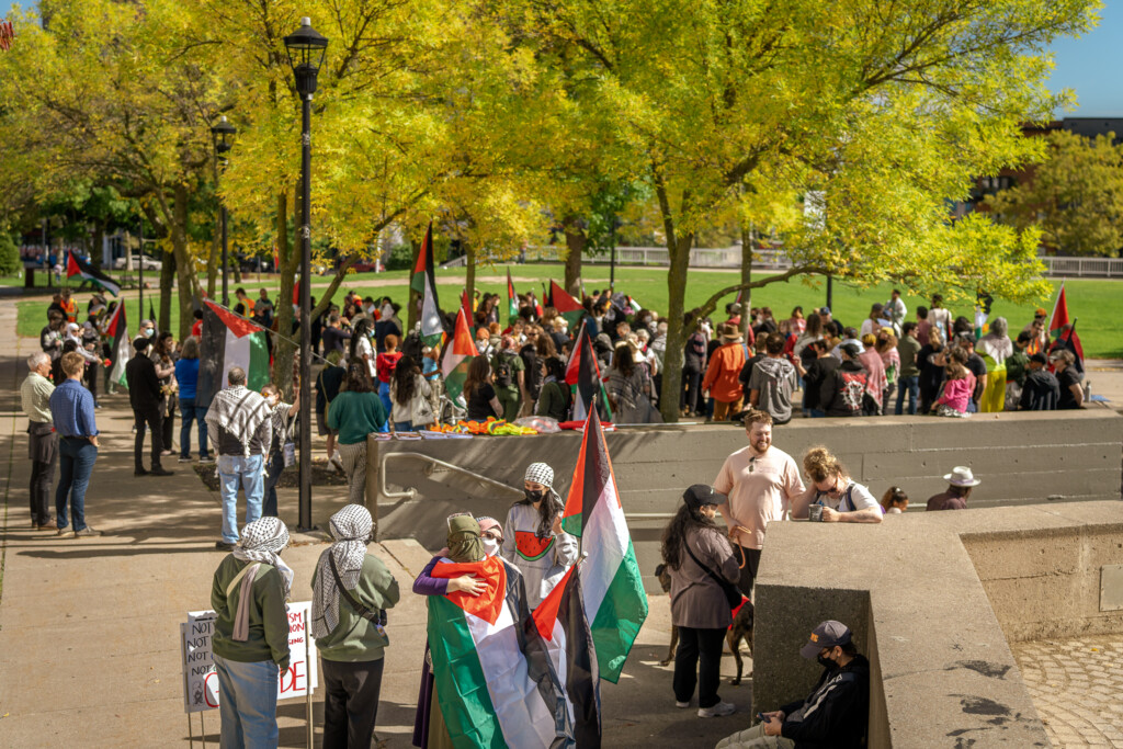 Rochester commemorates one year of war in Gaza, partaking in the global call to action