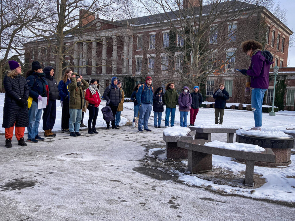 Students protest against incoming presidential administration, calling it “fascist”