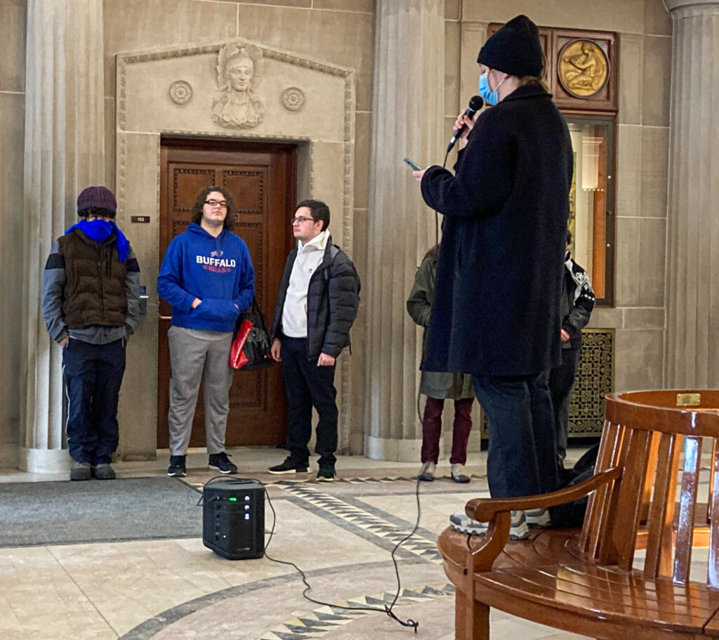 Students gather in unregistered protest of administration’s alleged complicity in the war in Gaza