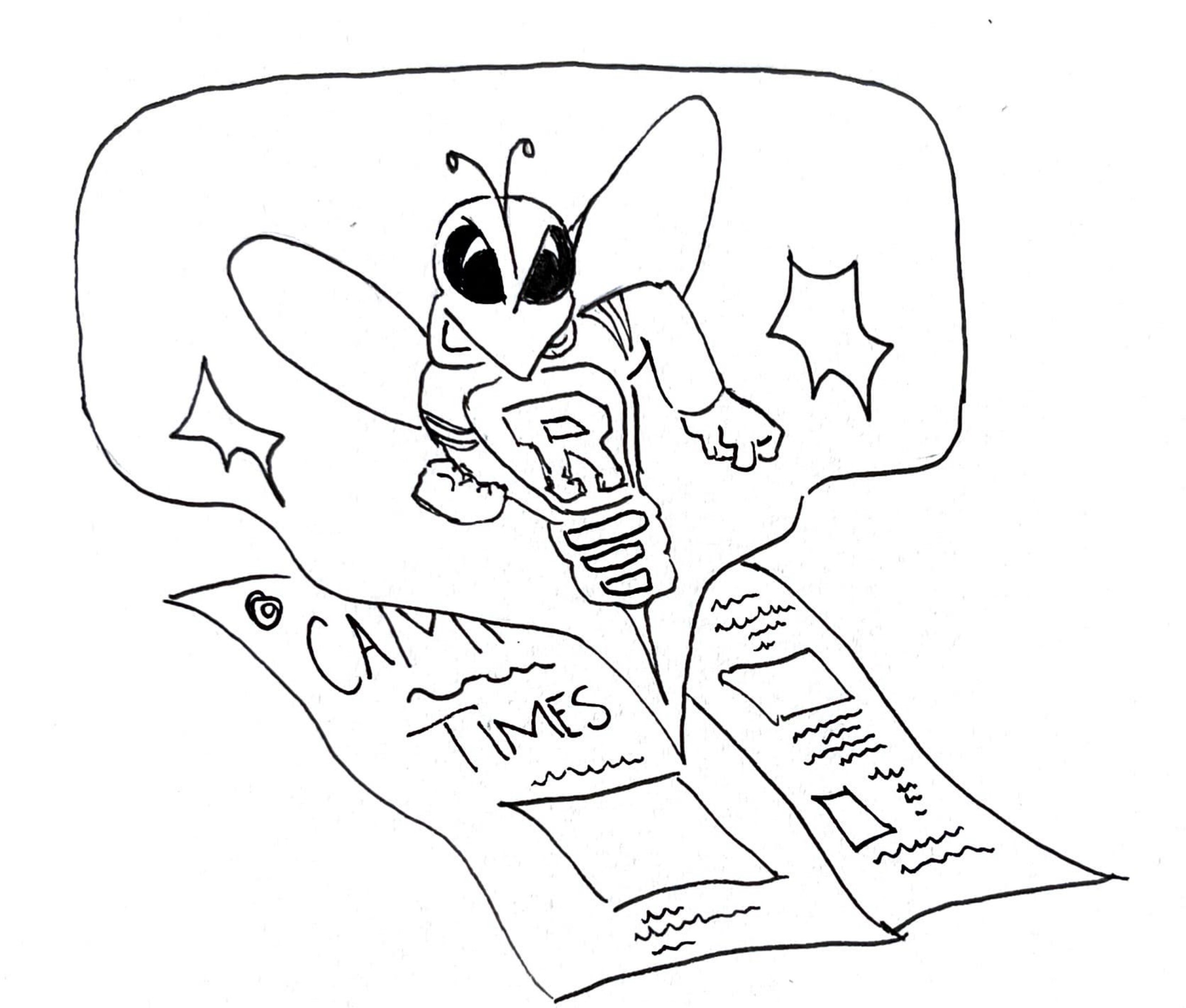 The coverage of a campus newspaper