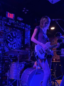 Lydia Slocum of feeble little horse performing.