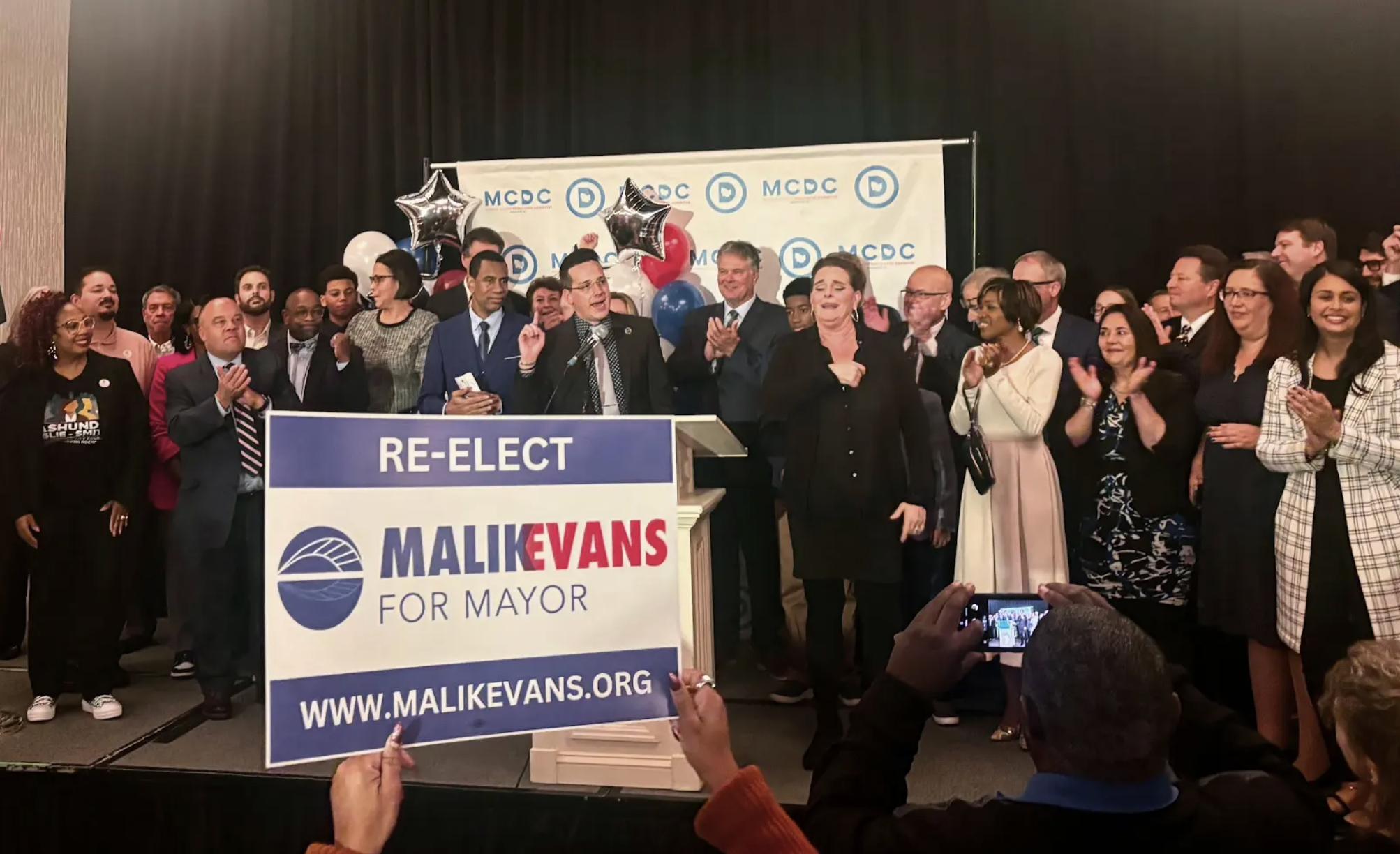 Malik Evans’ reelection is one of many Democratic wins on Election Day