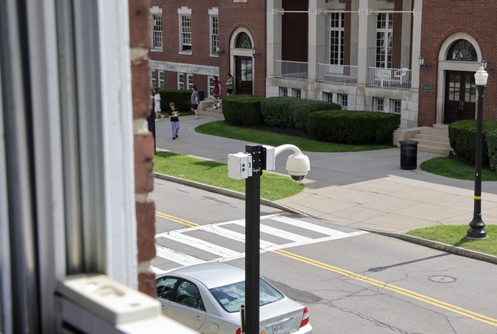 New security cameras spark dissent amongst students, especially in Greek life